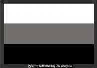 灰階比例平衡卡